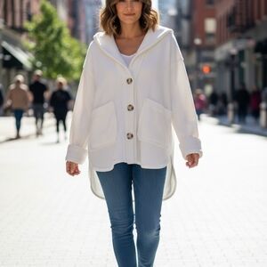 Beautiful Knox Rose Women's White Jacket